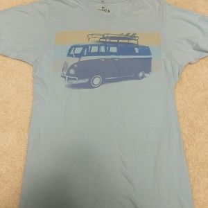 Retro VW Bus Beach T-shirt